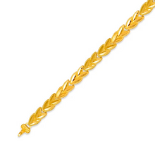 Load image into Gallery viewer, 14K Yellow Gold Faceted Diamond Cut Bracelet 6 mm 7" Chain Crafted to shimmer
