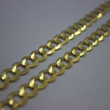Load image into Gallery viewer, 10K Solid Gold Yellow Cuban Link Chain Men Women 1.8mm - 10mm 16" ~ 30"
