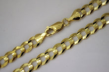 Load image into Gallery viewer, 10K SOLID GOLD CUBAN LINK CHAIN NECKLACE andor BRACELET MEN WOMEN 2.5~7mm 7"~30"
