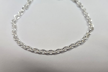 Load image into Gallery viewer, 925 Sterling Silver Solid Cable Link Chain Necklace Bracelet 3.8mm 7" to 30"
