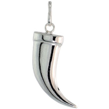Load image into Gallery viewer, 925 Sterling Silver Large Bear Claw Pendant Italy 1 7/16 (36mm) Inch Tall
