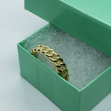 Load image into Gallery viewer, Authentic 10K Yellow Gold Fixed Chain Ring Quality Workmanship 5mm Size 6 to 10
