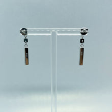 Load image into Gallery viewer, Sterling Silver Synthetic Opal Dangling Earrings Push Back
