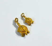 Load image into Gallery viewer, 24K Solid Yellow Gold Korean Don Turtle Pendant for Baby Birthday
