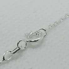 Load image into Gallery viewer, 925 Sterling Silver Very Thin Fine Boston Link Chain Necklace 1mm 16" 18" 24"
