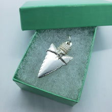 Load image into Gallery viewer, 925 Sterling Silver Arrowhead Pendant High Quality Nickel Free 1 1/4 inch 5grams
