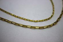 Load image into Gallery viewer, 14K Solid Yellow Gold Box Open Link Chain Necklace 1.5mm or 2mm 16" - 24"
