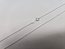 Load image into Gallery viewer, 925 Sterling Silver Thin Cable Link Chain Necklace Bracelet 1.5mm 7" to 30"
