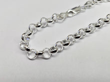 Load image into Gallery viewer, 925 Sterling Silver Solid Thick Italian Rolo Chain Necklace 6mm 7" to 30"

