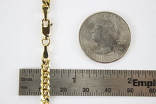 Load image into Gallery viewer, 10K SOLID YELLOW GOLD 4mm Width MIAMI CUBAN LINK CHAIN Necklace Length 20" - 30"
