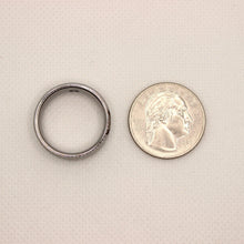 Load image into Gallery viewer, Tungsten Carbide Round Diamond Satin Finish Beveled Edge Wedding Band Ring 8mm
