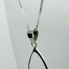 Load image into Gallery viewer, Sterling Silver Handmade Christian Fish Pendant Ichthys w/out 1mm Box Chain
