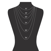 Load image into Gallery viewer, Sterling Silver Rolo Link Chain Open Heart Chain Necklace Bracelet 7" 8" 18"
