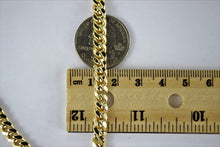 Load image into Gallery viewer, 14K Yellow Gold Hollow Miami Cuban Link Chain Necklace 5.5mm 18" ~ 30"
