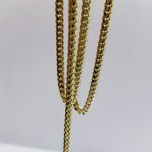 Load image into Gallery viewer, 14K Solid Yellow Gold Miami Cuban Link Chain Necklace Width 2.5mm Size 16"~30"
