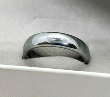 Load image into Gallery viewer, Tungsten Carbide 5mm Comfort Fit Domed Wedding Band Ring Mirror Polished Finish
