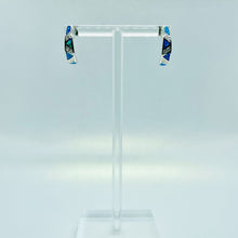 Load image into Gallery viewer, Sterling Silver Synthetic Opal Earring Push Back
