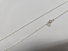 Load image into Gallery viewer, 925 Sterling Silver Solid Long Curb Link Chain Necklace Bracelet 1.5mm 7" to 30"
