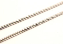 Load image into Gallery viewer, Stainless Steel Snake Chain Necklace 1/16 Inch Wide, Sizes 18-30 Inches
