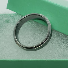Load image into Gallery viewer, Tungsten Carbide 5.5 mm Wedding Band Ring Satined Center Recessed Edges 5 ~ 12
