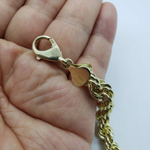Load image into Gallery viewer, Authentic 10k Solid Yellow Gold Thick Heavy Rope Chain Necklace 9mm, 22"-30"
