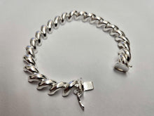 Load image into Gallery viewer, 925 Sterling Silver Thick San Marco Necklace Bracelet Women 10mm 8" to 20"
