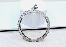 Load image into Gallery viewer, 925 Sterling Silver Half Dollar Bezel with Actual Rope Edge 30mm Coins 50 Cents
