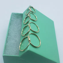 Load image into Gallery viewer, 14K Yellow White Rose Gold Hoop Round Tube Endless Backing Earrings 1.2mm Wide
