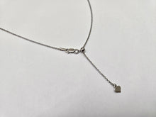 Load image into Gallery viewer, 925 Sterling Silver Adjustable Rhodium Finish Cable Chain Necklace 1.3mm 24"

