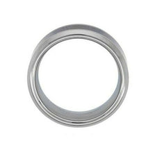 Load image into Gallery viewer, Tungsten Carbide 8 mm Flat Wedding Band Ring Black Carbon Fiber
