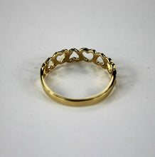 Load image into Gallery viewer, 14K Yellow Gold Love Heart Beautiful Ring for Women Girl Wedding Gift Sizes 5-13
