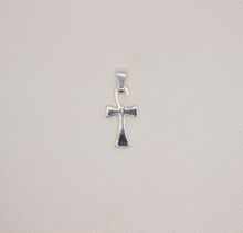 Load image into Gallery viewer, 925 Sterling Silver Dainty Simple Ankh Cross Pendant 1inch 27mm without bail
