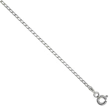 Load image into Gallery viewer, 925 Sterling Silver Solid Long Curb Link Chain Necklace Bracelet 1.5mm 7" to 30"
