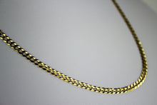 Load image into Gallery viewer, 10K SOLID GOLD Cuban Chain Necklace for everyone 3.7mm/16"~30"
