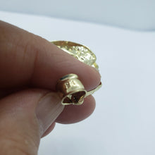 Load image into Gallery viewer, Authentic 10K Yellow Gold Diamond Cut Jesus Face Pendant Charm Left Right Styles
