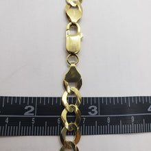 Load image into Gallery viewer, 10K Yellow Gold Solid Cuban Link Chain Curb Necklace Bracelet 8mm, 8"~30"
