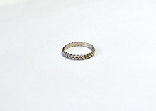 Load image into Gallery viewer, 14K Solid Gold Handmade Rope Pattern Ring Band
