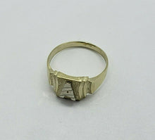Load image into Gallery viewer, 10K Yellow Gold Initial Alphabet Letter Ring for Baby Kids Children Size 1 to 3
