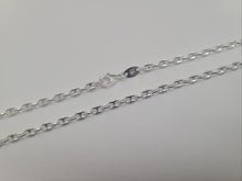 Load image into Gallery viewer, 925 Sterling Silver Puffed Anchor Chain Necklace Bracelet 3.4mm 7" to 30"

