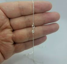 Load image into Gallery viewer, 925 Sterling Silver Very Thin Fine Boston Link Chain Necklace 1mm 16" 18" 24"
