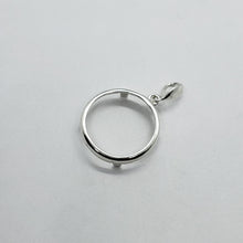 Load image into Gallery viewer, Sterling Silver Nickel Bezel 22mm Coins Prong Back Round Edge 5 Cent 21.21mm
