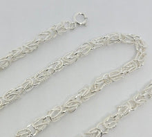 Load image into Gallery viewer, 925 Sterling Silver Turkish Chain High Quality Necklace Bracelet 4mm Size 7"~30"
