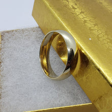 Load image into Gallery viewer, 14K Solid Gold 6mm Plain Wedding Band Ring Men Women Yellow White Size 5-11
