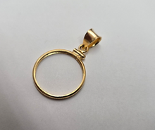 Load image into Gallery viewer, Gold Filled Penny Bezel Screw Top 19 mm Coin Edge 1 Cent Coin NOT Included
