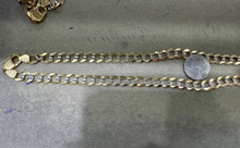 Load image into Gallery viewer, 10mm 10K Solid Gold Cuban chain diamond cut Multi Tone Necklace  20" 37 grams
