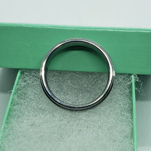 Load image into Gallery viewer, Tungsten Carbide 5.5 mm Wedding Band Ring Satined Center Recessed Edges 5 ~ 12
