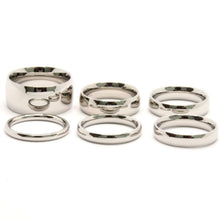 Load image into Gallery viewer, Stainless Steel Plain Domed High Polish Wedding Thumb/Toe Ring Band 2-10mm
