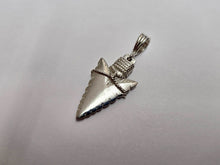 Load image into Gallery viewer, 925 Sterling Silver Diamond Cut Arrowhead Pendant 1 9/32 (32mm) Inch Tall
