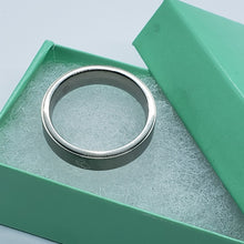 Load image into Gallery viewer, 6mm Titanium Pipe Cut Wedding Band Ring Beveled Edges Brushed Finished Size 7-14
