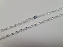 Load image into Gallery viewer, 925 Sterling Silver Puffed Anchor Chain Necklace Bracelet 3.4mm 7" to 30"
